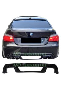 Yüksek performanslı BMW için karbon fiber arka difüzör. Spoyler ve aerodinamik ayarlarıyla sportif görünüm sağlar.
