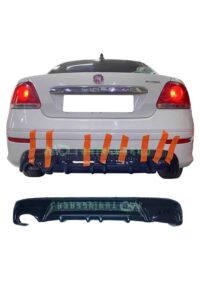 Arka tampon ve difüzörlü sport hava yolu kullanımı, Fiat Linea araçlar için performans ve şıklık sağlar.