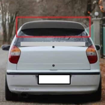 Yedek parça olarak araba arka spoiler görseli.