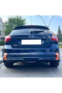 Ford Focus 3 2012-2014 Hb Makyajsız Kasa Uyumlu Boyasız Plastik Arka Tampon Eki