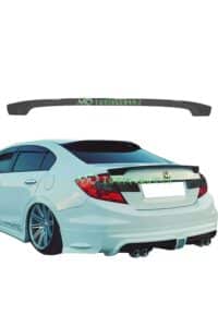 Arka spoiler ve otomobil, MD Tuning Garaj uzmanlığıyla modifiye edilmiş Spor Araba.