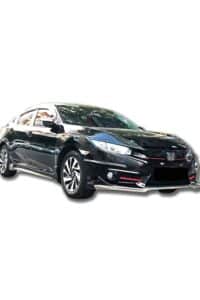 Yüksek performanslı siyah sedan otomobil, MD Tuning Garaj kalite ve modifikasyon hizmetleriyle öne çıkıyor.