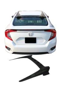 Yüksek performanslı araba lazer kesme şeridi ön planda, MD Tuning Garaj logosu ile roman detaylar.