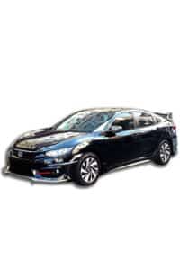 2019 Honda Civic Siyah Spor Araba - Otomobil Modifikasyonu ve Tuning Hizmetleri.