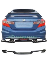Arka Honda Civic Spoiler ve Spor Difüzör, Araba Modifikasyonu İçin Uygun.