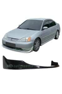 Kilitli ön kaputta Honda Civic araç ön farları ve yan aynalar mevcut.