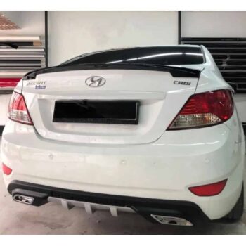 Yüksek performanslı Hyundai CRDI araba arka görünüm, otomotiv tamiri ve modifikasyon, MD Tuning Garaj'da.