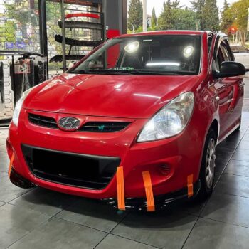 H1: MD Tuning Garaj'da kırmızı Hyundai araba performans ve modifikasyon atölyesi.