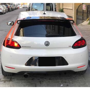 Yüksek performanslı VW Scirocco arka görünüm, modifiye edilmiş otomobil, tuning ve otomobil bakımı, MD Tuning Garaj, İstanbul.