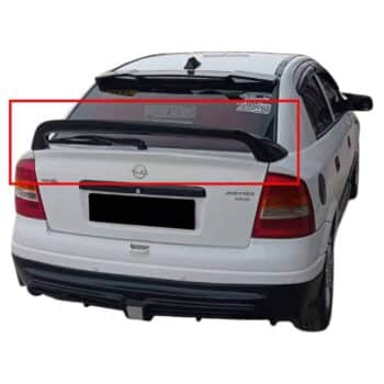 Yedek plaka koruyucu spoiler, astar teknikleri, Opel Astra için dekoratif otomobil aksesuarları.