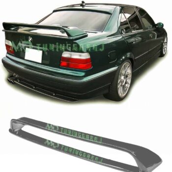 Yüksek performanslı BMW spoiler ve yan şerit seti, MD Tuning Garaj'a özel inşa edilmiştir.