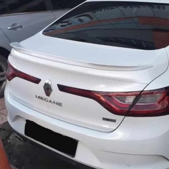 Yüksek performanslı Renault Megane arka görünümü, şık tasarımla detaylandırılmış; MD Tuning Garaj kalitesinde modifiye.