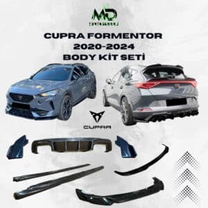 Cupra Formentor 2020-2024 Parlak Siyah Boyalı Body Kit Seti