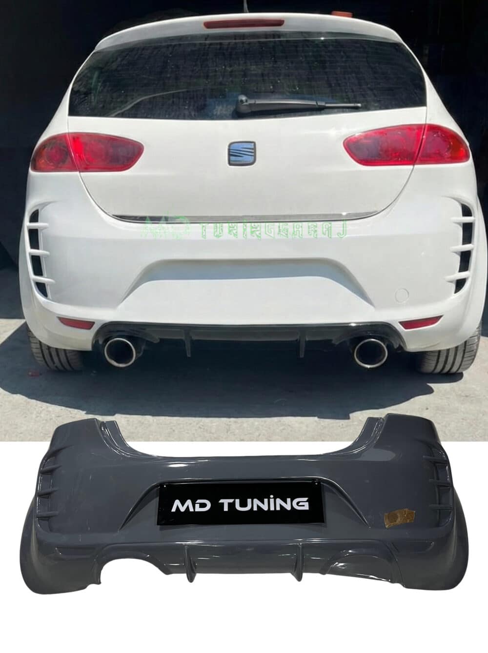 Seat Leon Mk2 2005-2012 Aero Arka Tampon BOYASIZ PLASTİK