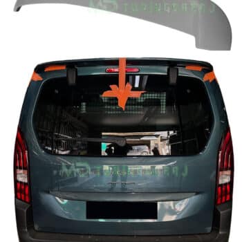 CITROEN Berlingo, PEUGEOT Partner & Rifter, OPEL Combo (ASTARLI BOYAYA HAZIR) Bagaj Üstü Spoiler