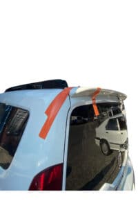 Doblo (BEYAZ BOYALI) 2010-2023 D3-D4 Kasaya Uyumlu Plastik Spoiler-Bagaj Üstü Spoyler