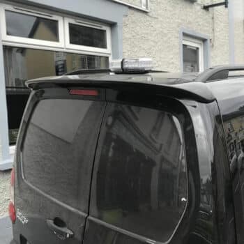 Peugeot Partner-Rifter 2009-2025 2 Kapıya Uyumlu PARLAK SİYAH BOYALI Spoiler