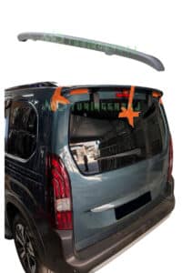 Citreon Berlingo 2009-2025 Uyumlu (İNCE MODEL) BOYASIZ SPOİLER