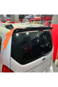 Ford Courier 2014-2023 Uyumlu Parlak Siyah Boyalı Plastik Spoiler