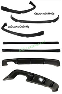 Seat Leon MK3 2017-2020 FR Uyumlu Boyasız Plastik Custom Body Kit Seti