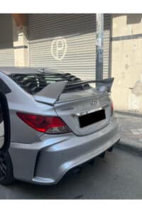 Hyundai Accent Blue Uyumlu Boyasız Fiber Typer Spoiler