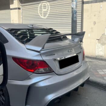 Hyundai Accent Blue Uyumlu Boyasız Fiber Typer Spoiler