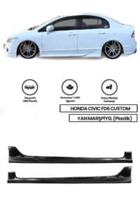 Honda Civic Fd6 2006-2012 Boyasız Plastik Custom Marşpiyel Takımı