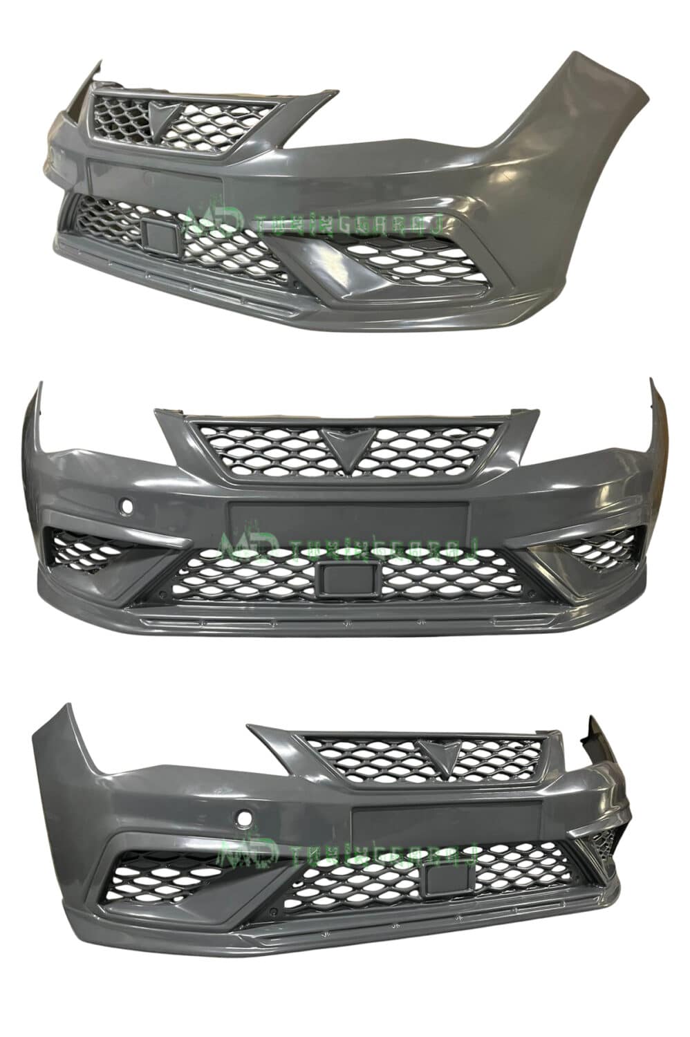 Seat Leon Mk3 2013-2020 Cupra Ön Tampon BOYASIZ PLASTİK (Izgara-Panjur) Dahil