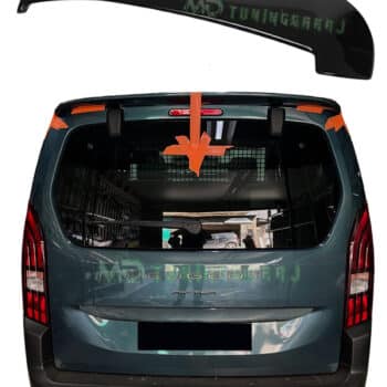 (PARLAK SİYAH BOYALI) Toyota Proace City 2023-2025 (İNCE MODEL) SPOİLER