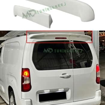 Peugeot Rifter 2018-2026 Çift Kapı Uyumlu (BOYA KODU:EWP - BEYAZ BOYALI) İnce Model Spoiler-Spoyler